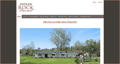 Desktop Screenshot of indianrockvineyards.com